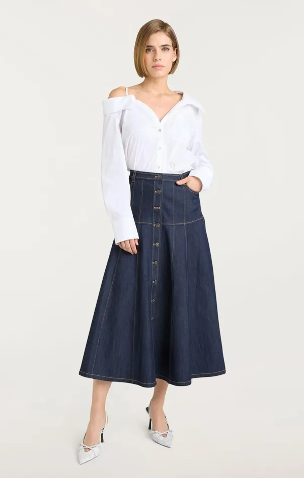 Cinq Sept Georgina Top White Women Long Sleeve Tops