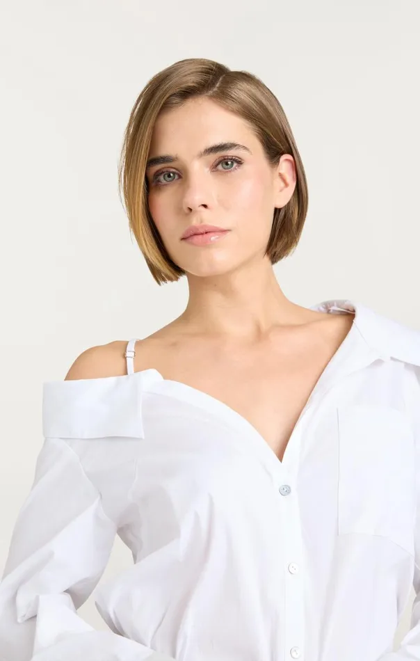 Cinq Sept Georgina Top White Women Long Sleeve Tops