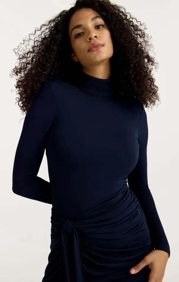 Cinq Sept Johnson Dress Navy Women Midi