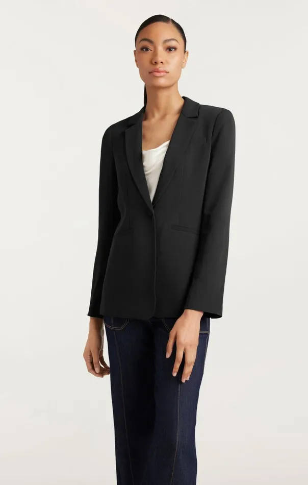 Cinq Sept Karlie Blazer Black Women Blazers