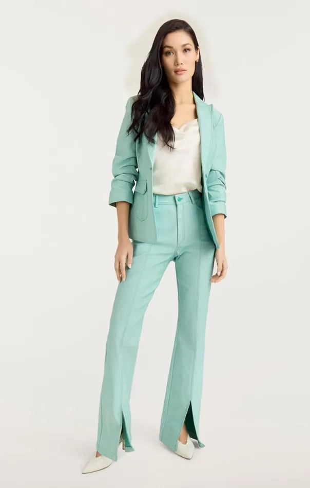 Cinq Sept Louisa Jacket Lightmarinegreen Women Denim