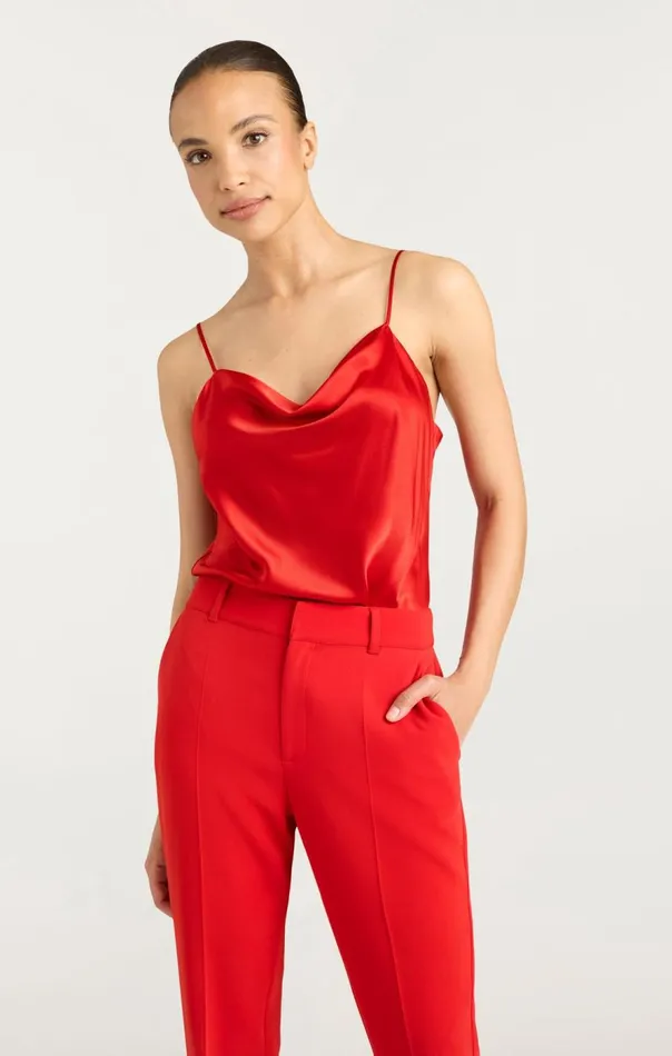 Cinq Sept Marta Cami Candyapple Women Tank Tops and Camisoles