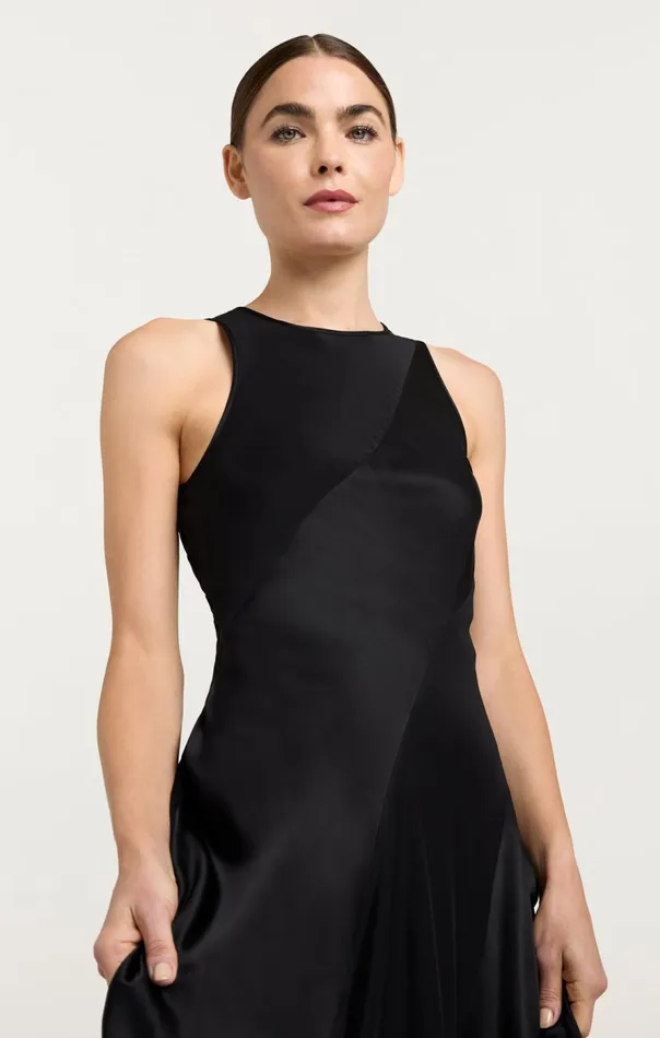Cinq Sept Solana Dress Black Women Midi