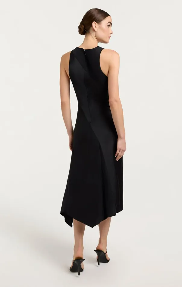 Cinq Sept Solana Dress Black Women Midi