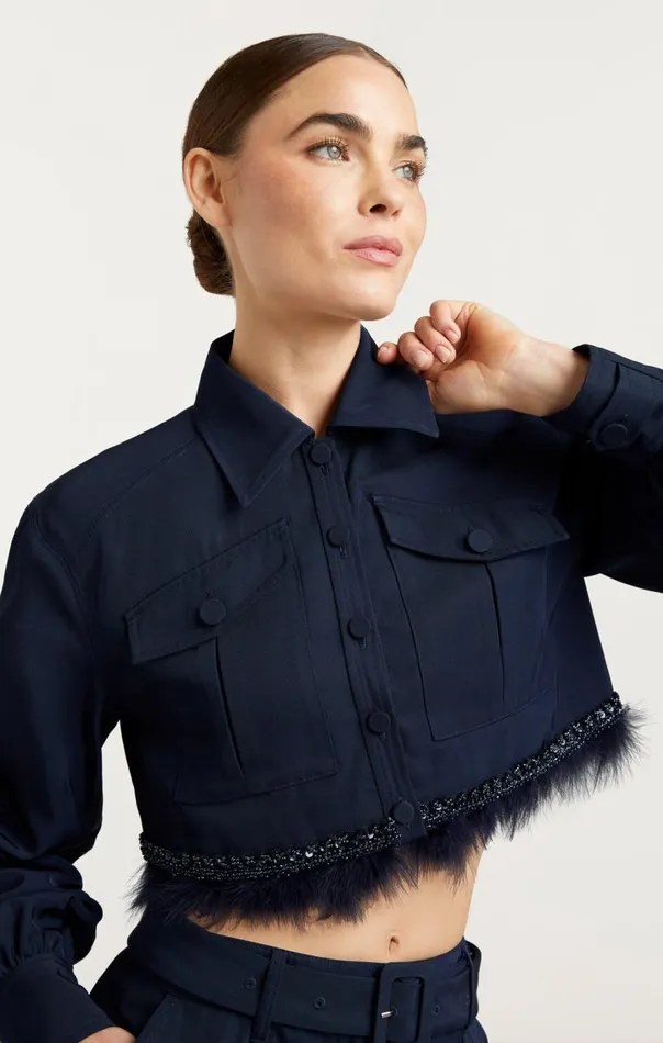Cinq Sept Suvi Jacket Navy Women Jackets
