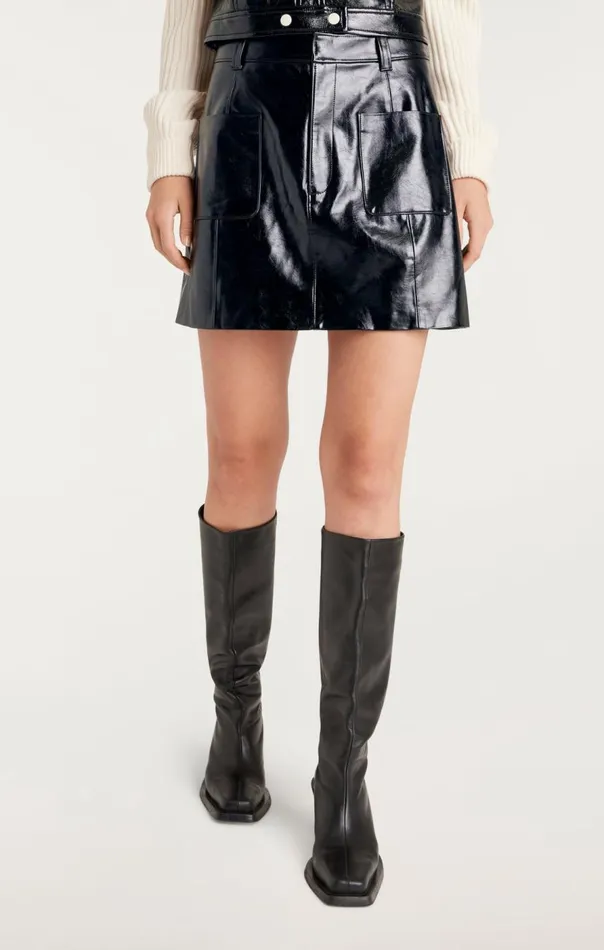 Cinq Sept Tade Skirt Black Women Skirts