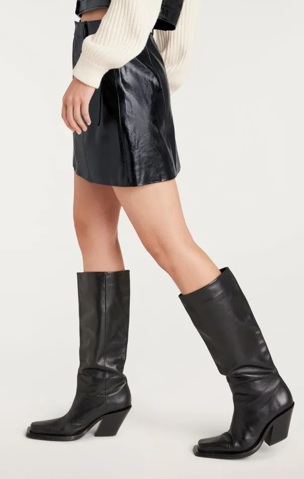 Cinq Sept Tade Skirt Black Women Skirts