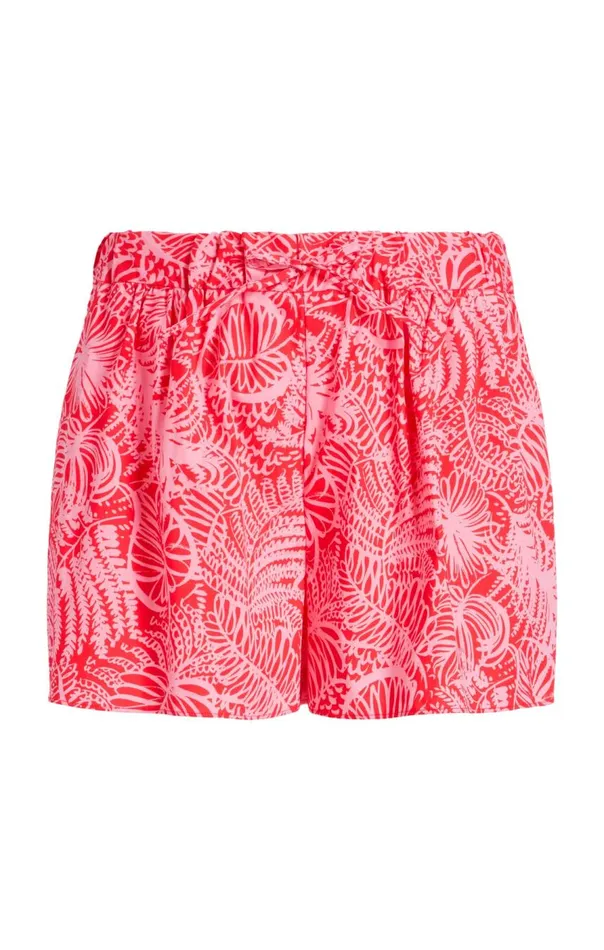 Cinq Sept Tropical Inkblot Jacques Short Bisoububblegum Women Coverups