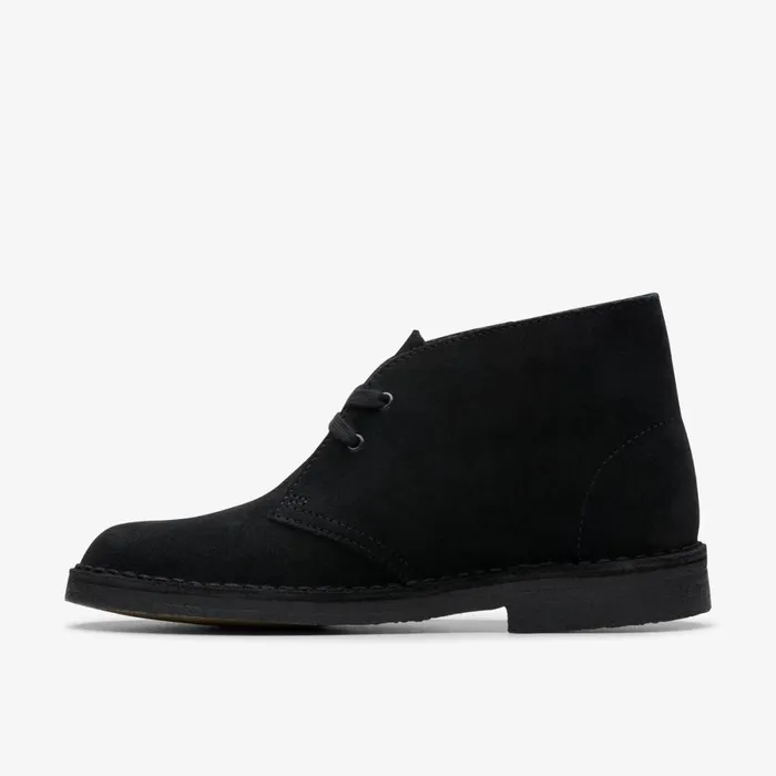 Clarks Ankle Boots Desert Boot Black Suede 8211 Women