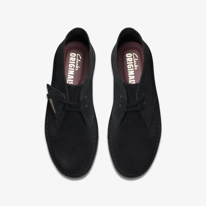 Clarks Ankle Boots Desert Boot Black Suede 8211 Women