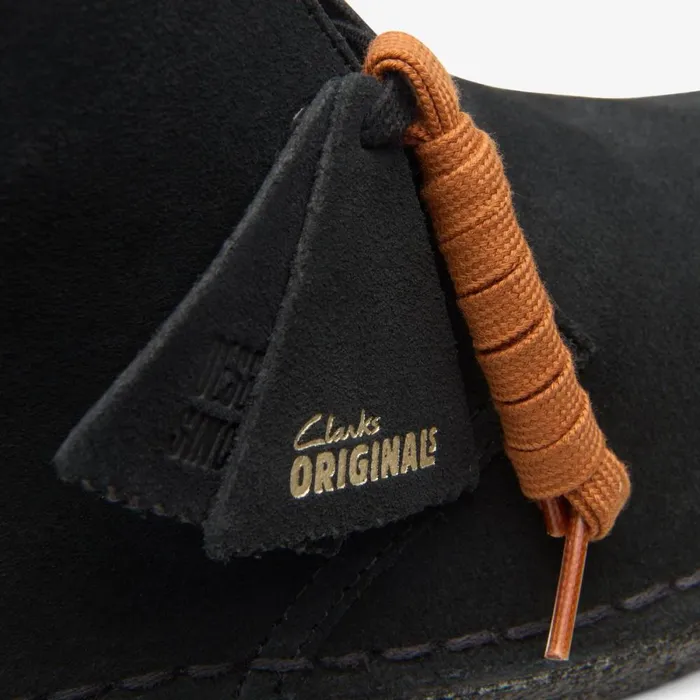 Clarks Ankle Boots Desert Boot Black Suede 8211 Women