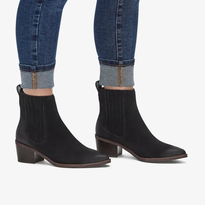 Clarks Ankle Boots Morzine Top Ankle Boot Black Suede 8211 Women