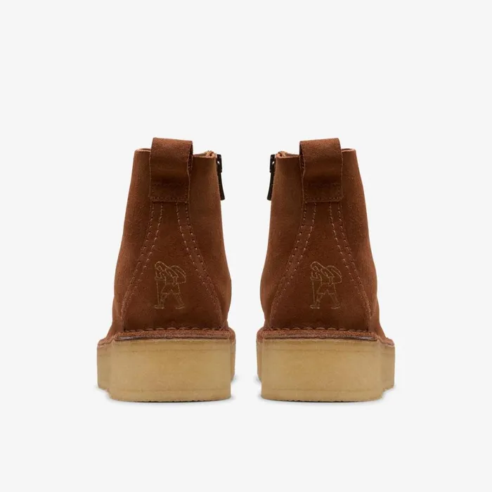 Clarks Ankle Boots Trek Wedge Ankle Boot Mocha Bisque Suede 8211 Women