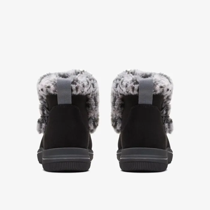 Clarks Black Boots Brinkley Fur Black 8211 Women