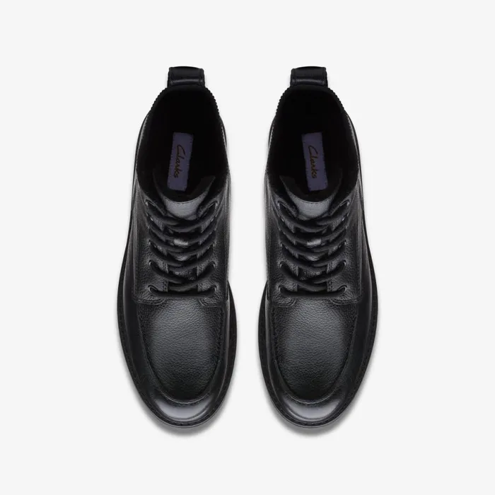 Clarks Black Boots Orianna Mid Black Warmlined Leather 8211 Women