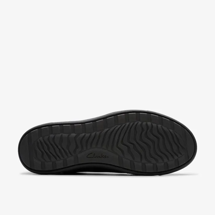 Clarks Black Shoes Mapstone Lo GoreTex Black Leather 8211 Men
