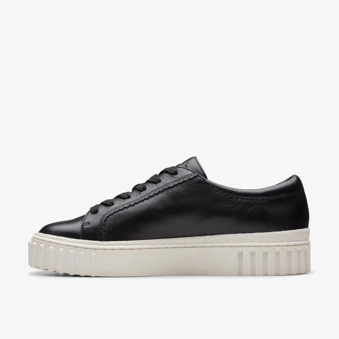 Clarks Black Shoes Mayhill Walk Black Leather 8211 Women