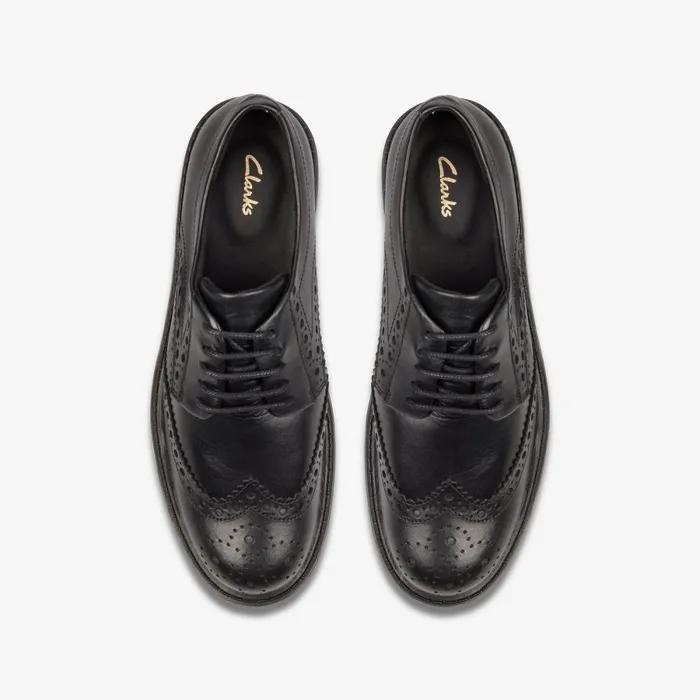 Clarks Black Shoes Orinoco 2 Limit Black Leather 8211 Women