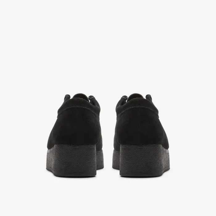 Clarks Black Shoes Wallacraft Bee Black Suede 8211 Women