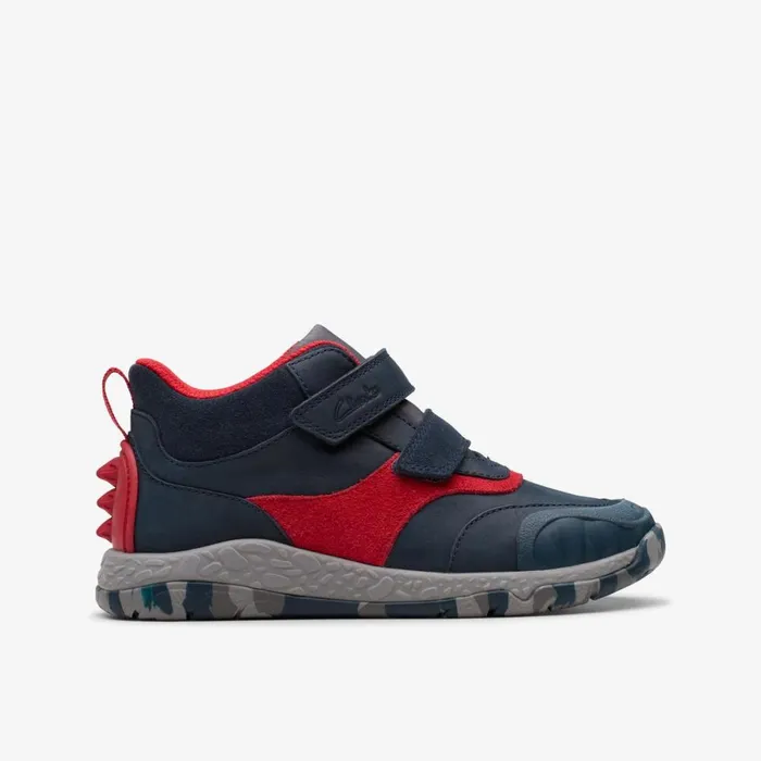 Clarks Boots Steggy Rex Navy 8211 Kids