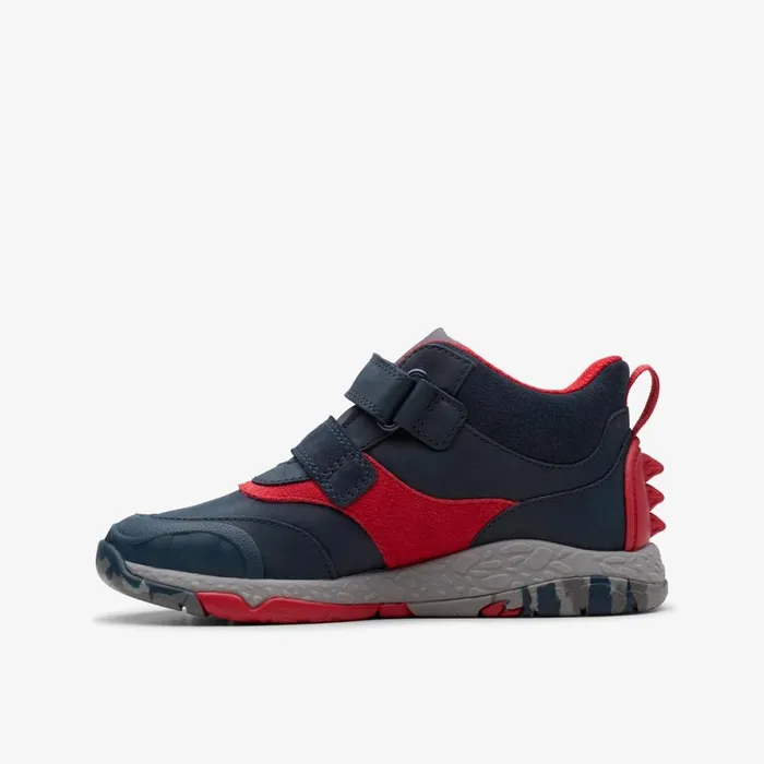 Clarks Boots Steggy Rex Navy 8211 Kids