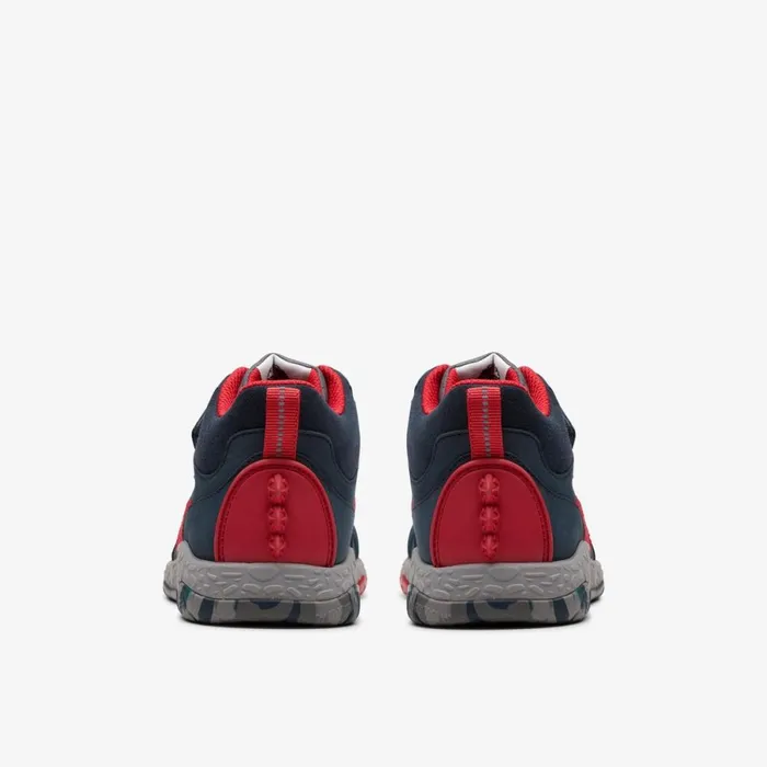 Clarks Boots Steggy Rex Navy 8211 Kids