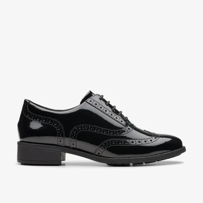 Clarks Brogues And Lace Ups Havisham Oak Black Patent 8211 Women