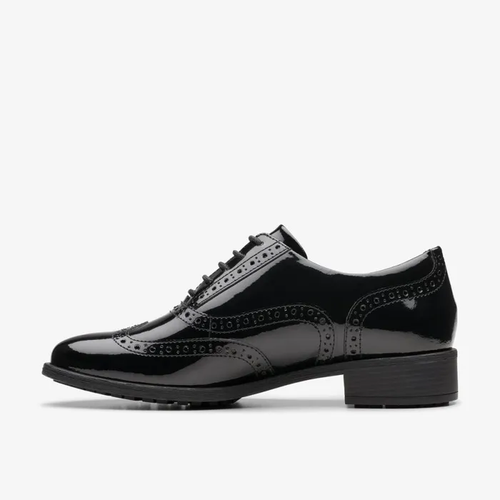 Clarks Brogues And Lace Ups Havisham Oak Black Patent 8211 Women