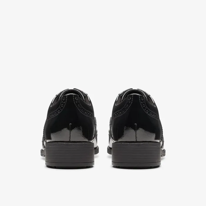 Clarks Brogues And Lace Ups Havisham Oak Black Patent 8211 Women