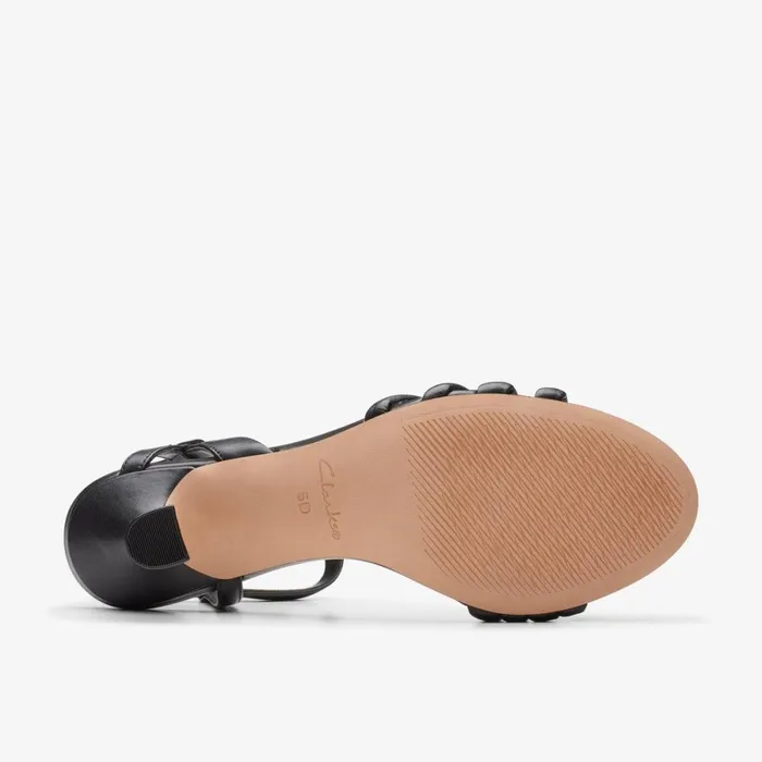 Clarks Heels Amali May Black Leather 8211 Women