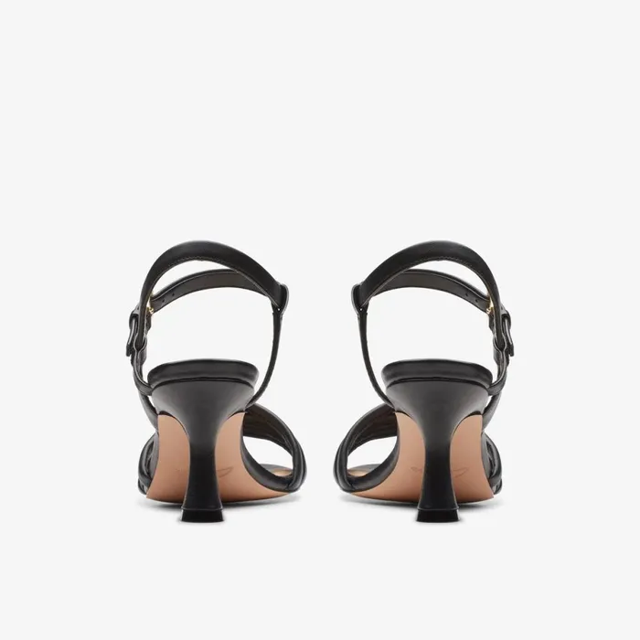 Clarks Heels Amali May Black Leather 8211 Women