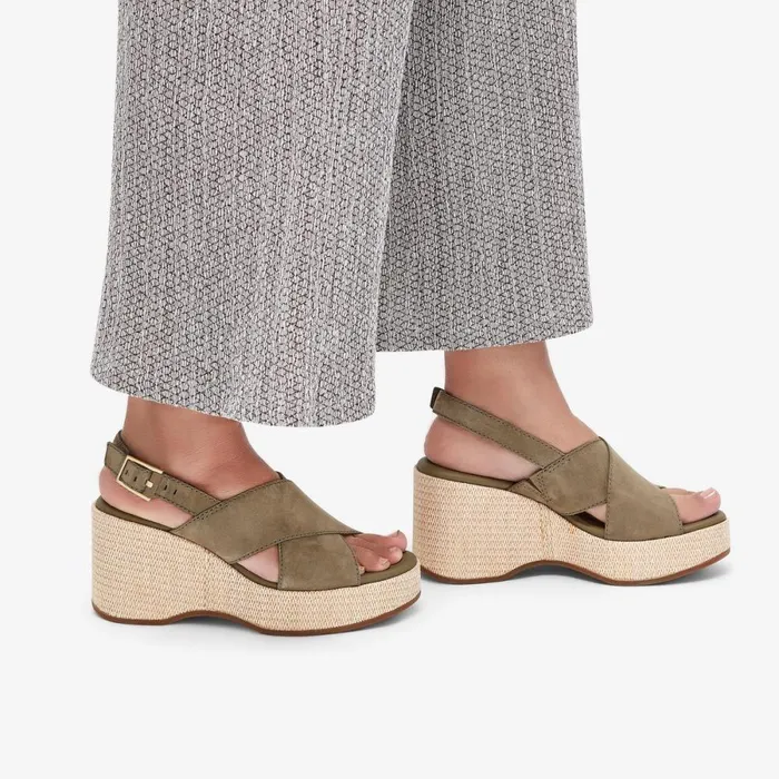 Clarks Heels Manon Wish Olive Nubuck 8211 Women