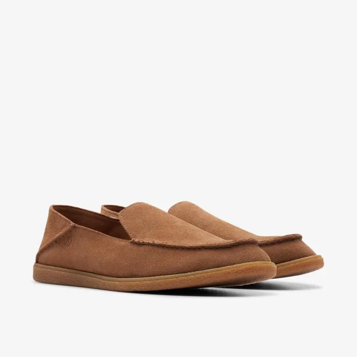 Clarks Loafers Clark Bay Step Loafer Cola Suede 8211 Men