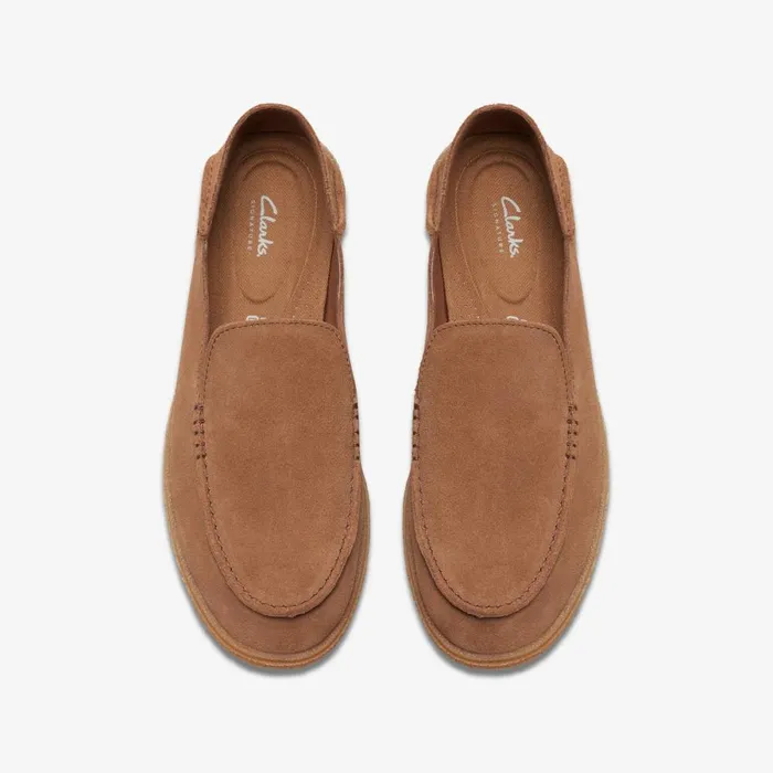 Clarks Loafers Clark Bay Step Loafer Cola Suede 8211 Men