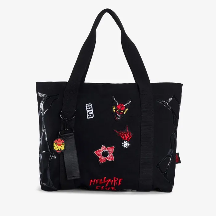 Clarks School Bags Stranger Things Tote Bag Black Combination 8211 Kids