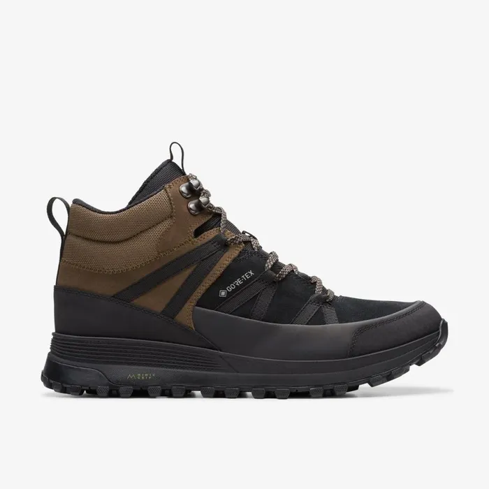 Clarks Trainers Atl Trek Rise GoreTex Black Suede 8211 Men