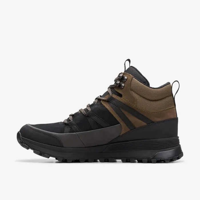 Clarks Trainers Atl Trek Rise GoreTex Black Suede 8211 Men