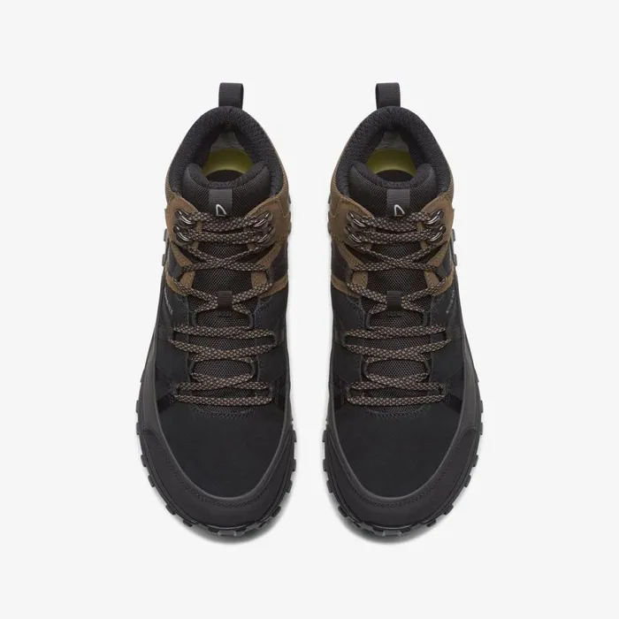 Clarks Trainers Atl Trek Rise GoreTex Black Suede 8211 Men