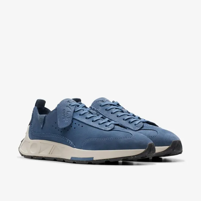 Clarks Trainers Craft Speed Blue Nubuck 8211 Men