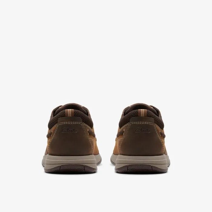 Clarks Trainers Sailview Lace Beeswax Leather 8211 Men