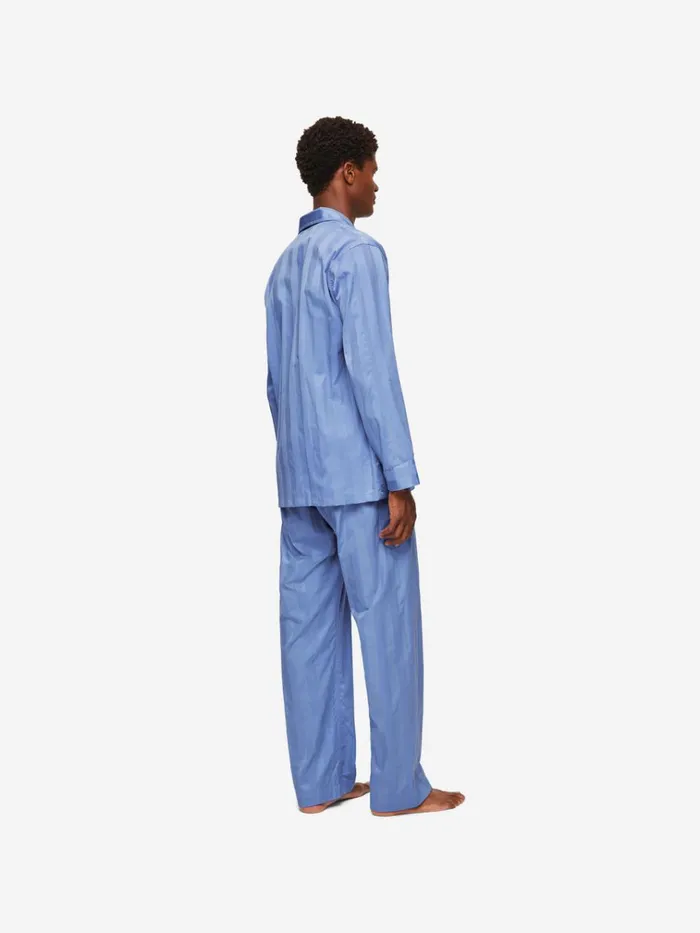 Classic Fit Pajamas Men Derek Rose Classic Fit Pajamas Lingfield Cotton French