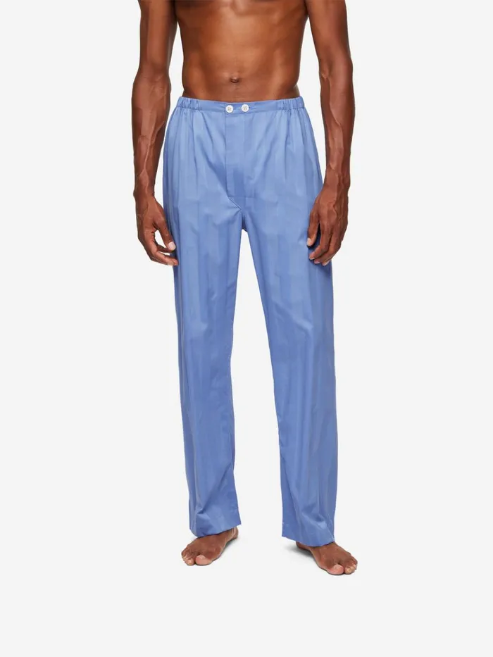 Classic Fit Pajamas Men Derek Rose Classic Fit Pajamas Lingfield Cotton French