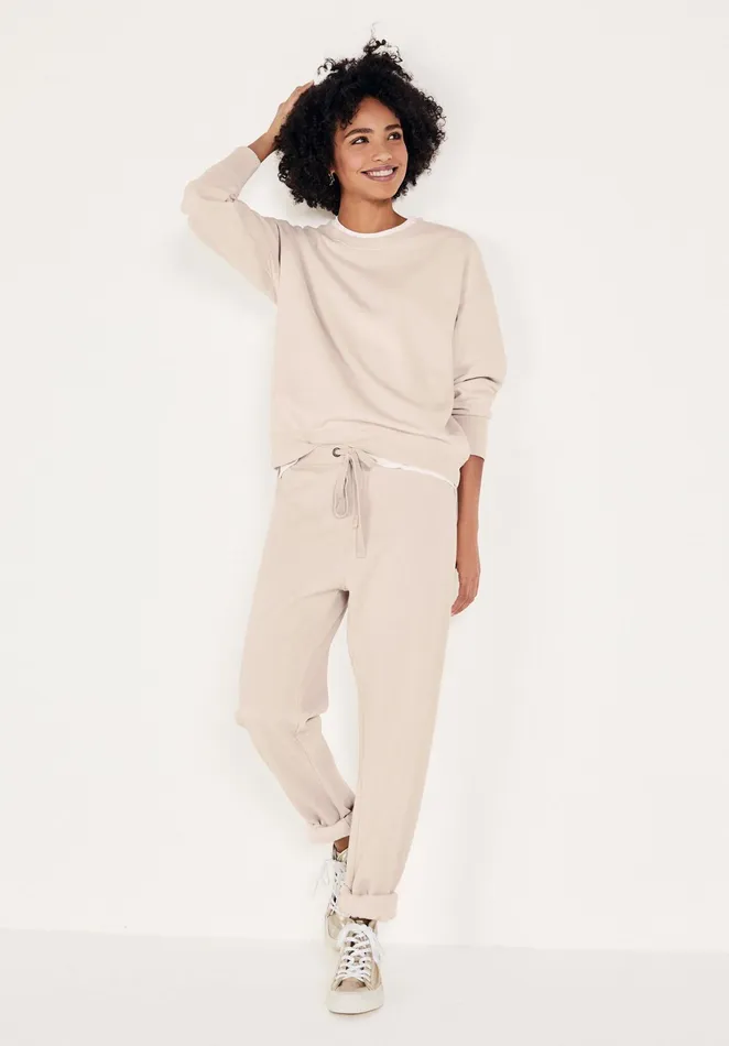CoOrds Women Hush Lindsey Relaxed Sweatshirt Ecru