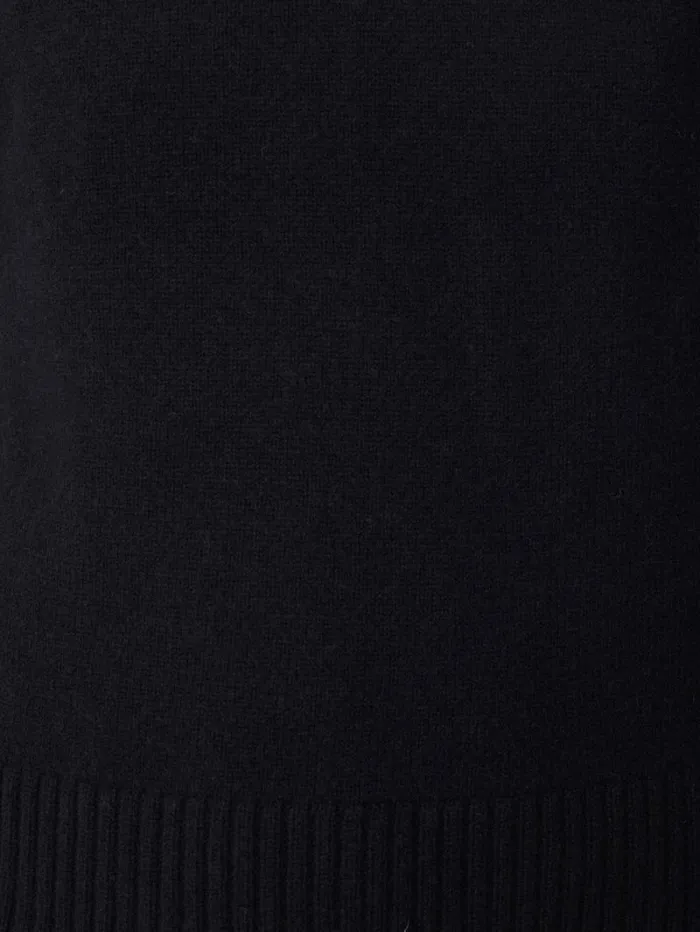 Compact Wool Cashmere Blend Jumper Navy Women Jigsaw Knitwear and Cashmere