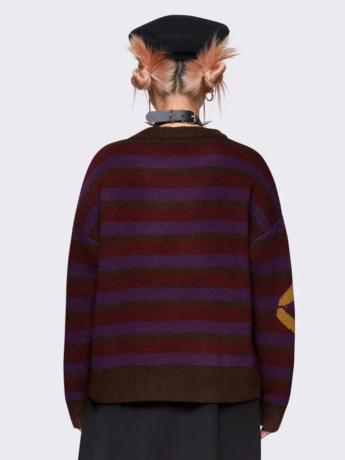 Cosmic Striped Sweater Women Minga London Knitwear