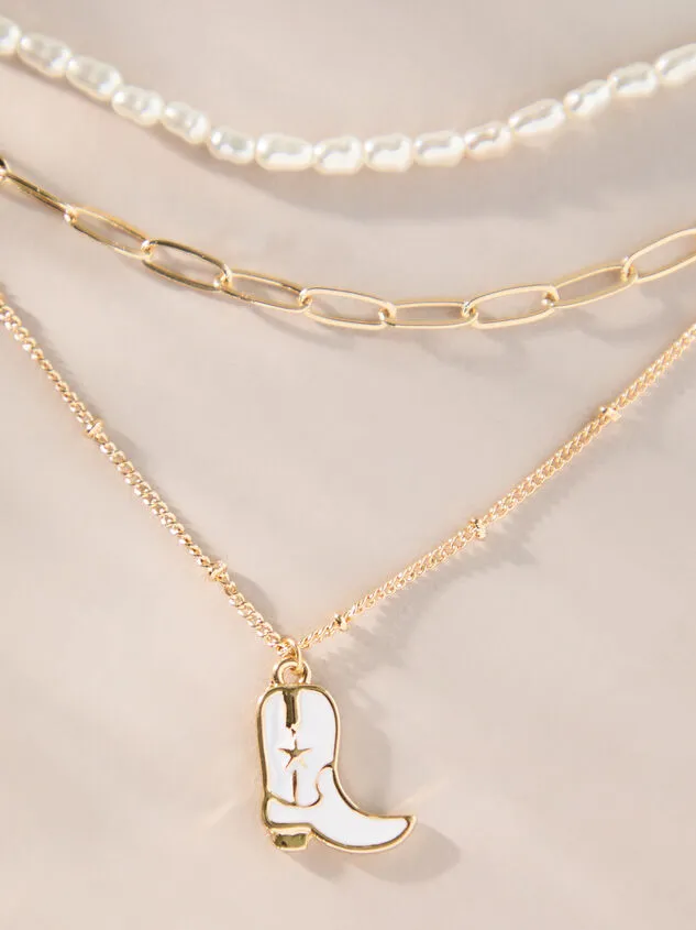 Cowboy Pearl Necklace Goldpearl Women Altar039d State Necklaces Cowboy Pearl Necklace Goldpearl Women Altar039d State Necklaces