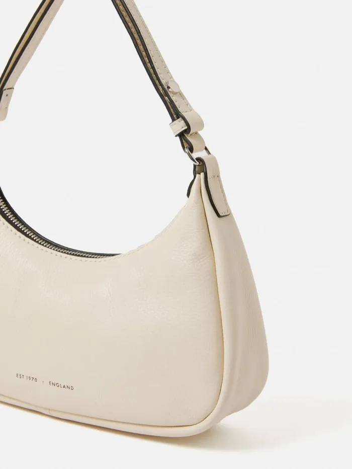 Crescent Bag Small Off White Women Jigsaw Leather
