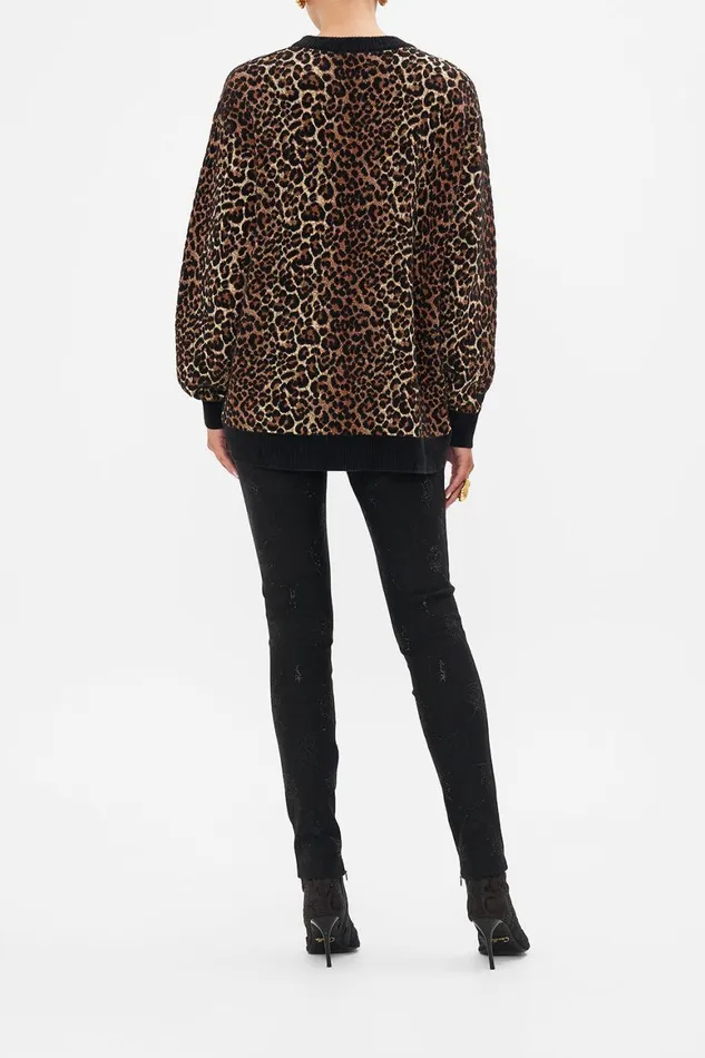 CREW NECK OVERSIZED KNIT AMSTERGLAM Amsterglam Womens Camilla Knitwear