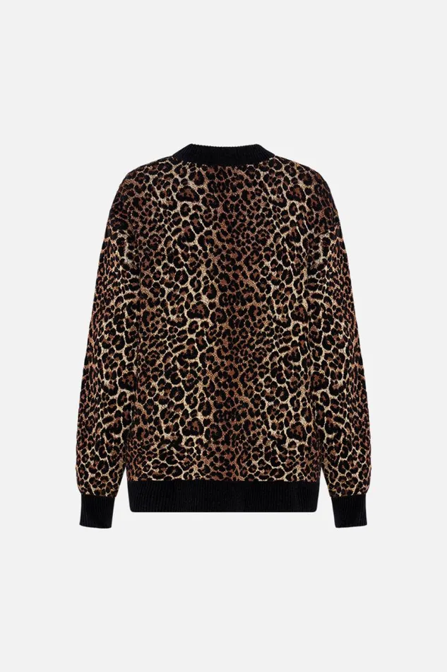 CREW NECK OVERSIZED KNIT AMSTERGLAM Amsterglam Womens Camilla Knitwear