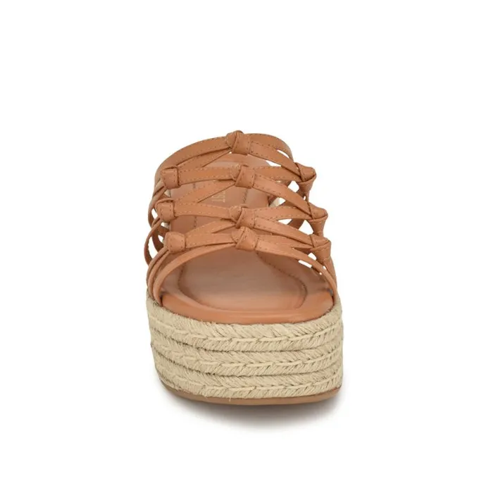 Cristy Espadrille Wedge Sandals Light Brown Women Nine West Sandals